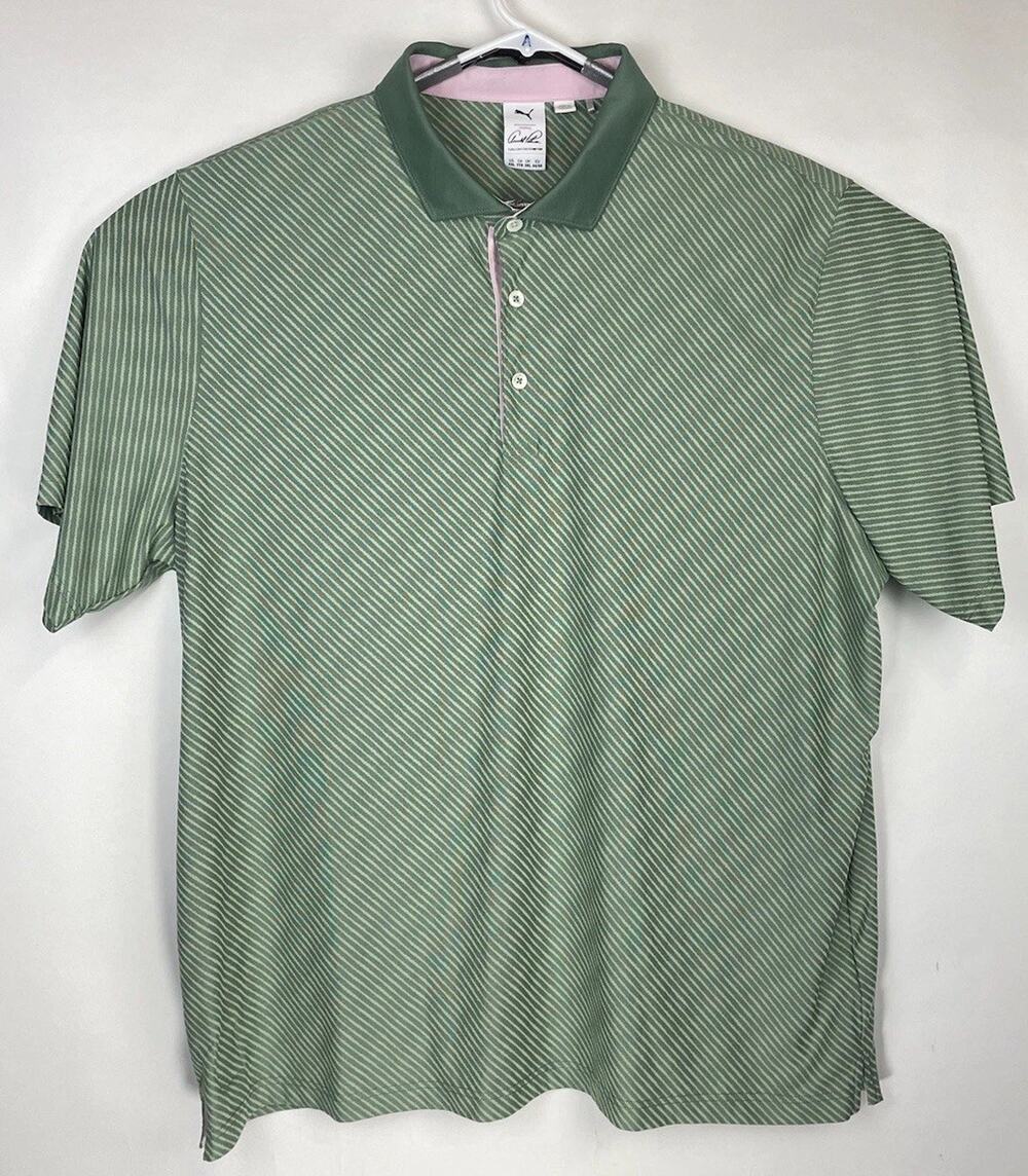 Puma Arnold Palmer Polo Shirt Mens XXL Golf Performance Classic Tipped Collar